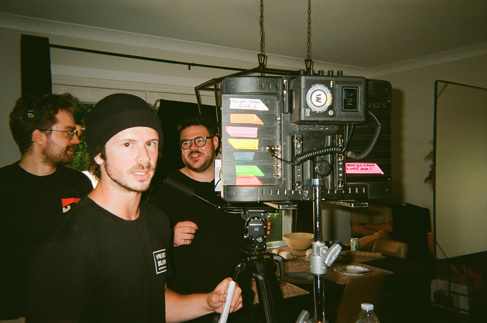 Behind the camera with the crew
